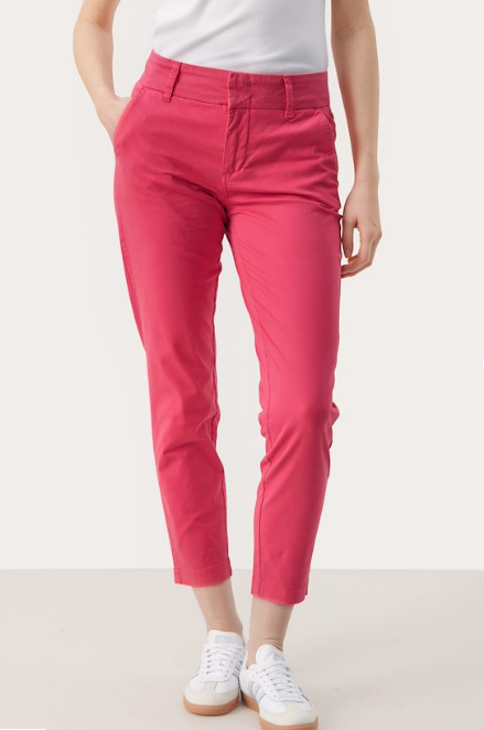Part Two Ladies Trousers SoffysPW in Claret Red, Soffys Pants