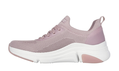 Skechers Ladies Trainers Bobs Sparrow Flex Instant Clout in Blush