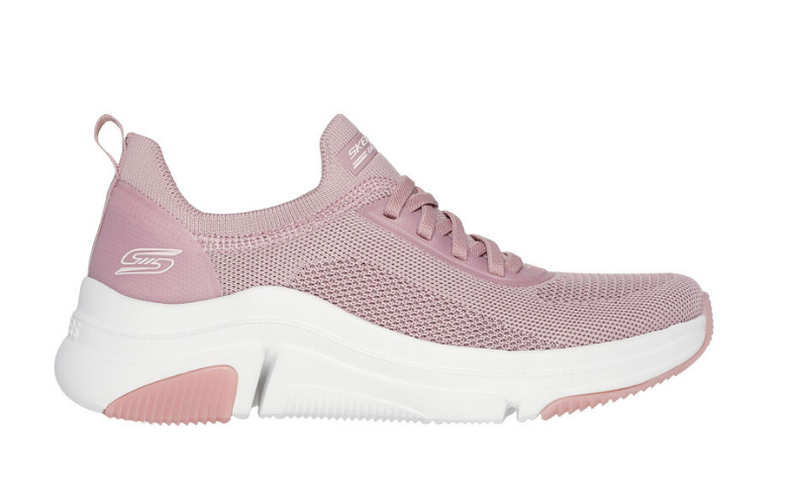 Skechers Ladies Trainers Bobs Sparrow Flex Instant Clout in Blush