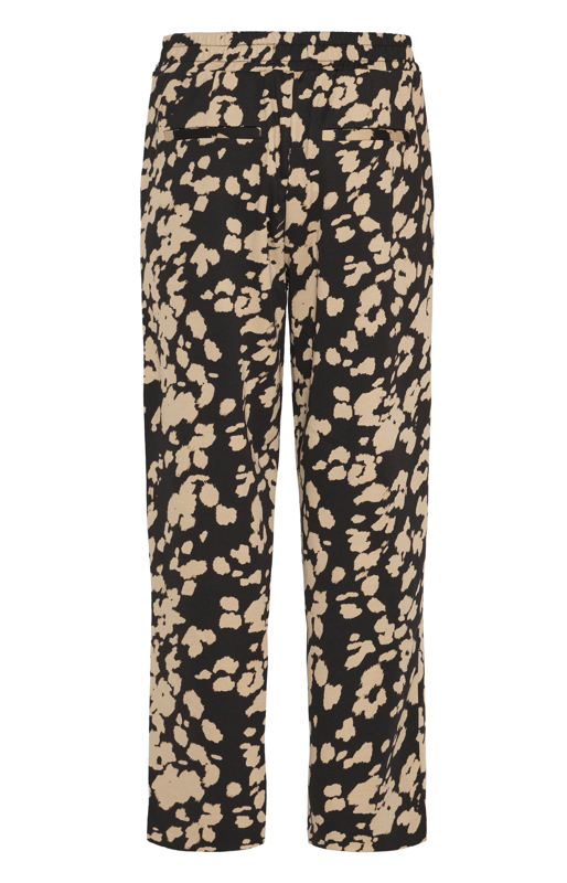 Ichi Ladies IHKate Print PA34 Trousers In Spotted Animal Print, Kate