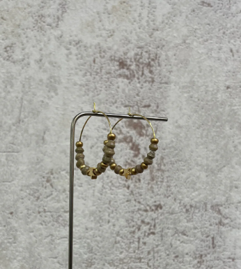 Paperchain Hoop Earrings New Ochaya Cement