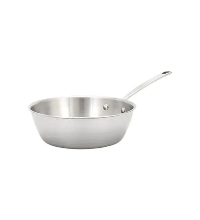 Stellar Eclipse 24cm Chefs Pan 2L Tri-ply Stainless Steel Deep Frypan STP48