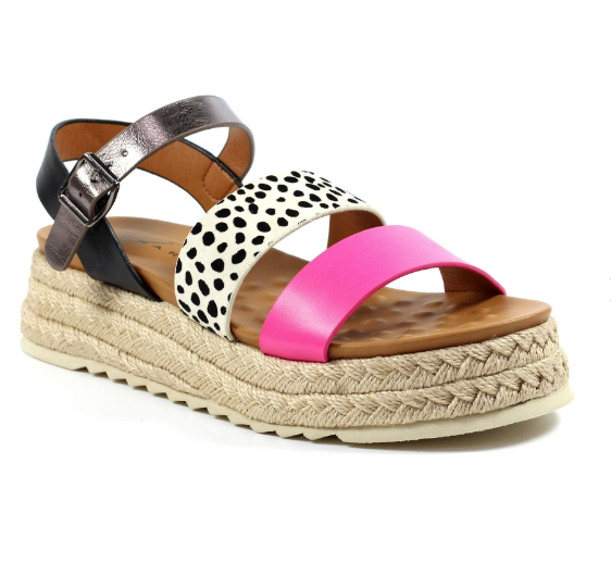 Lunar Ladies Sandals Summer Fuchsia JLH493