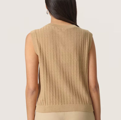 Soaked In Luxury Ladies Slssaunna Vest In Travertine