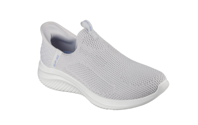 Skechers Ladies Trainers Ultra Flex 3.0- Easy Win Light Gray