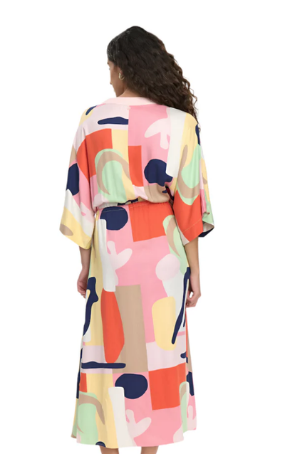 Numph Ladies Dress NUUlrika in Flamingo Pink, Ulrika
