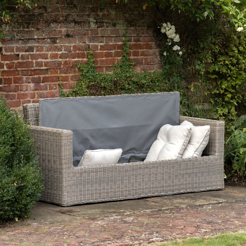Porto 2 Seater Sofa With With Built In Outdoor Storage Box