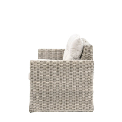 Porto 2 Seater Sofa With With Built In Outdoor Storage Box