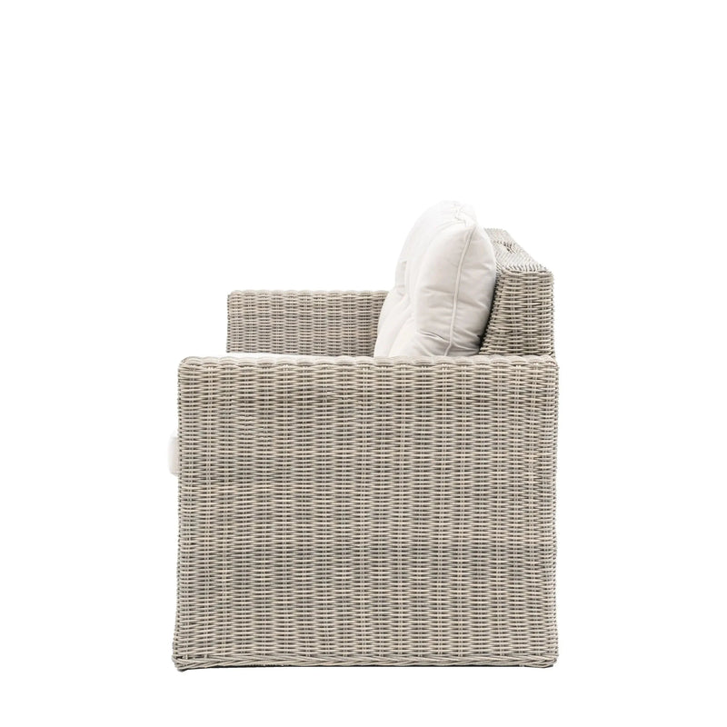 Porto 2 Seater Sofa With With Built In Outdoor Storage Box