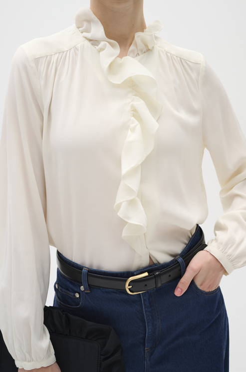 In Wear Ladies VidenzaIW  Blouse in Whisper White, Videnza