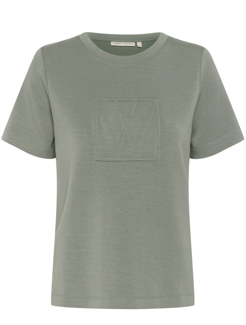 In Wear Ladies Logo T Shirt VincentIW in Agave Green, Vincent