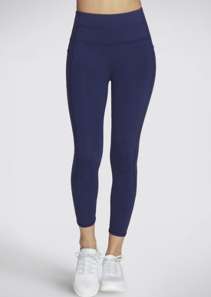 Skechers Ladies Skechers GO WALK HW 7/8 Legging in Navy