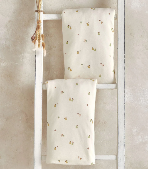 Mamas & Papas Cotbed Fitted Sheet (Pack of 2) - Woodland Print Orchard