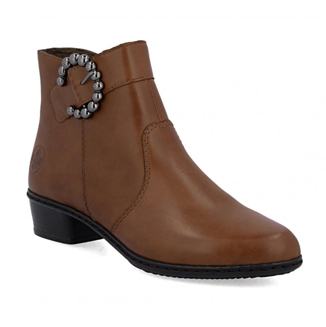 Rieker Ladies Brown Ankle Boot Y0797-24