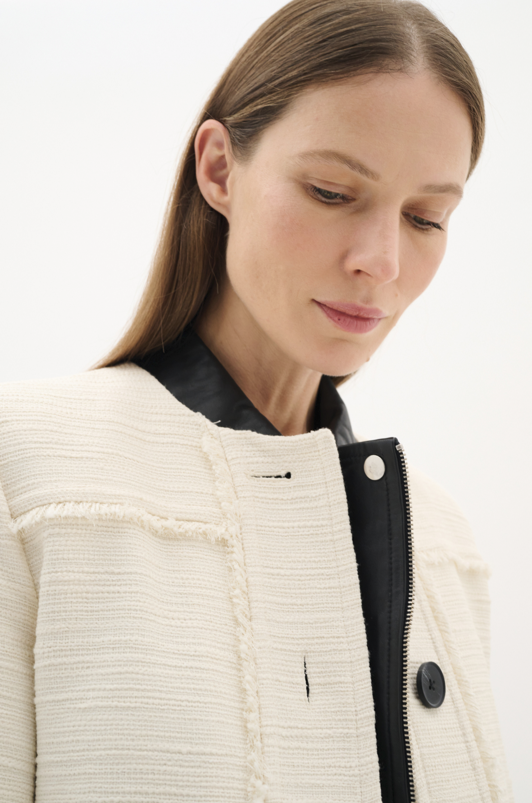 In Wear Ladies Jacket YuttaIW in Whisper White, Yutta