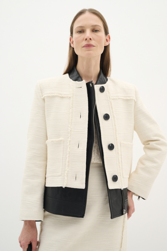 In Wear Ladies Jacket YuttaIW in Whisper White, Yutta