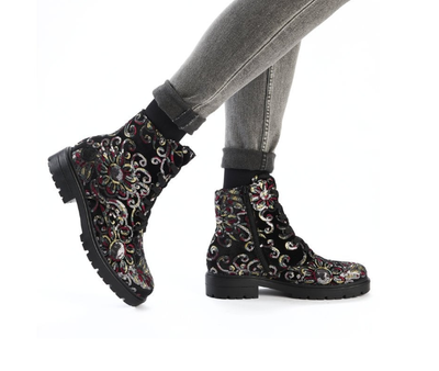 Rieker Ladies Ankle Boots Z2841-90 in Black Multi