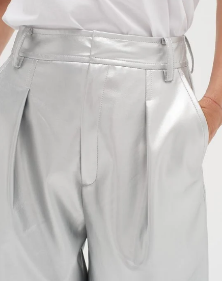 In Wear Ladies ZazaIW Pants in Silver, Zaza Trousers