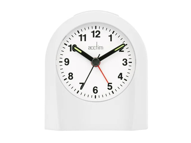 Palma Alarm Clock White 15062