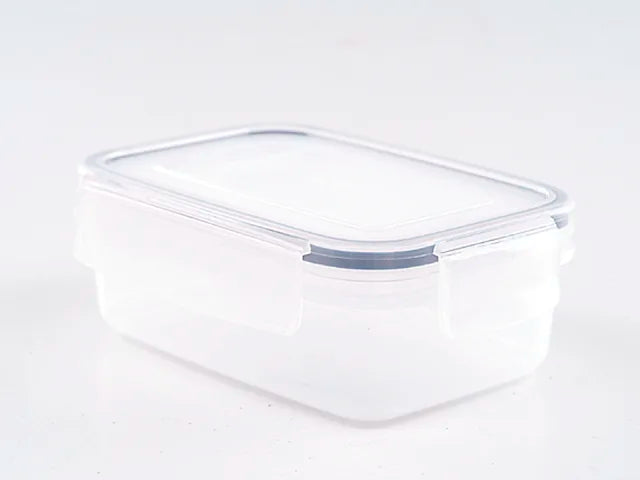 Clip & Close Rectangular Shallow Container 450ml 502256