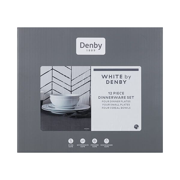 Denby White by Denby 12 Piece Tableware Set