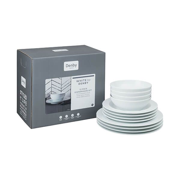 Denby White by Denby 12 Piece Tableware Set