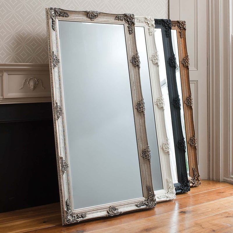 Black Abbey Leaner Mirror 165cm x 79.5cm