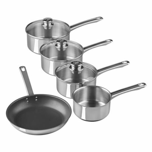 Tala Performance Classic 5 Piece Cookware Set All Hobs Inc Induction 18/10 Stainless Steel