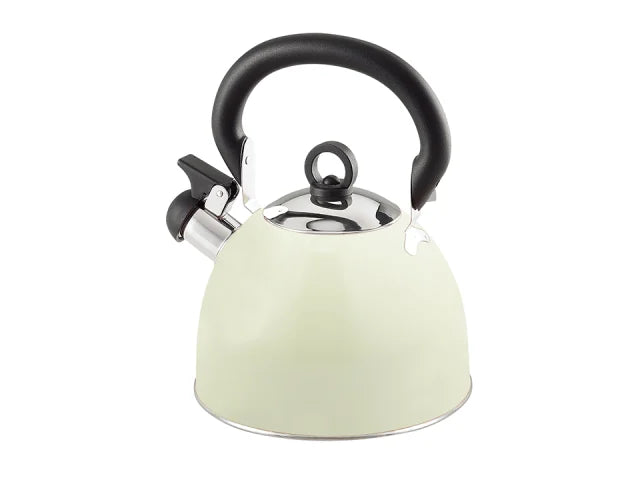 Camping Whistling Kettle Stainless Steel Cream 30807