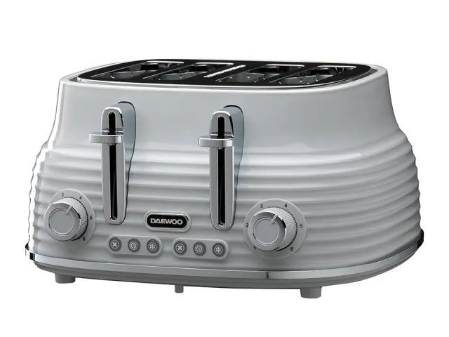 Daewoo Sienna Toaster 4 Slice Grey SDA2484GE