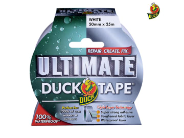Duck Ultimate Tape White 50mm x 25m 232160