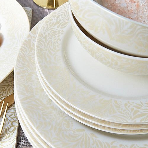 Denby Lucille Gold Pastry Plate
