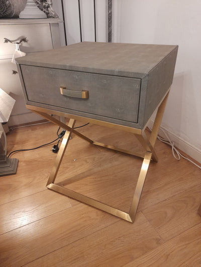 Shagreen side table ROS007