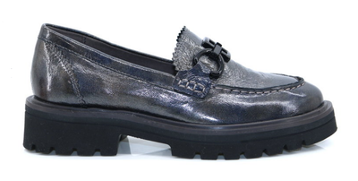 Caprice ladies loafers, 24706-29, Blue Grey Naplak