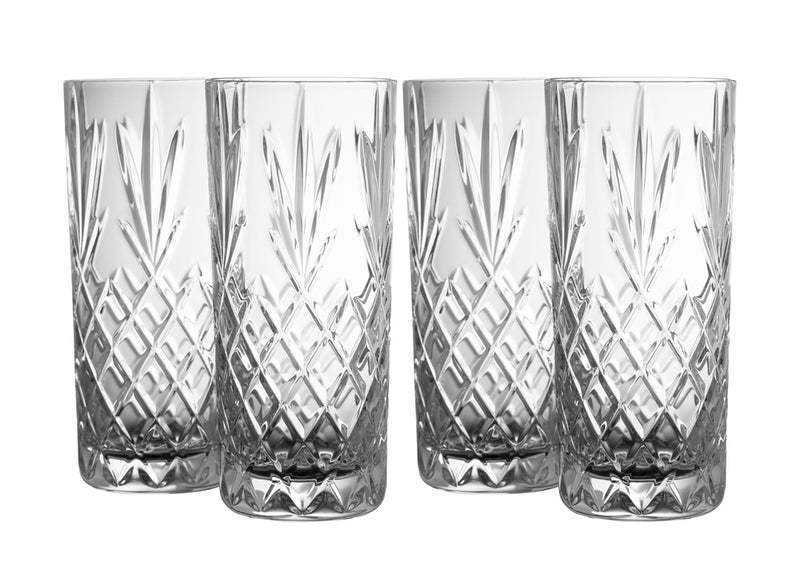 Galway Crystal Renmore Hiball Set of 4
