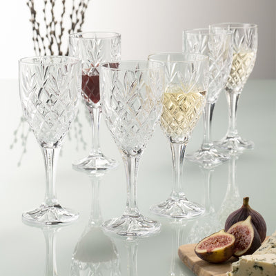 Galway Crystal Renmore Goblet Set of 6