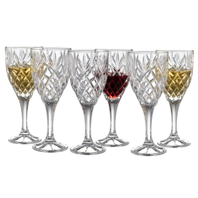 Galway Crystal Renmore Goblet Set of 6