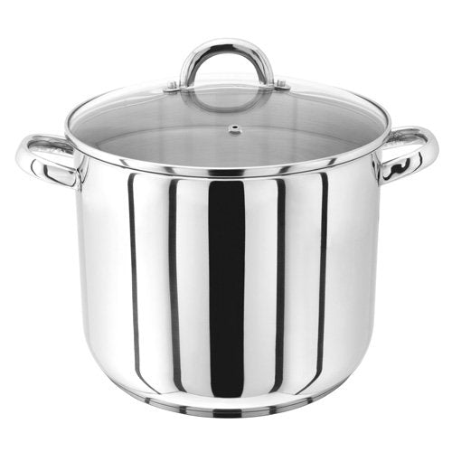 Judge Stockpot with Glass Lid 26 cm 10 L Stainless Steel JP83