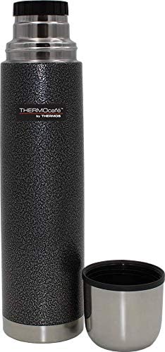 Thermos ThermoCafé Stainless Steel Flask, Hammertone Grey, 500 ml 187011