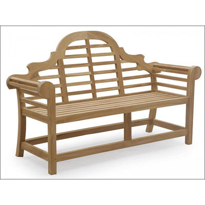 Marlboro 3 Seater Teak Lutyens Garden Bench