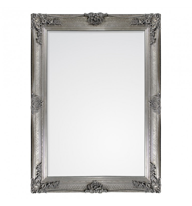 Abbey Rectangle Mirror Silver 109.5cm x 79cm
