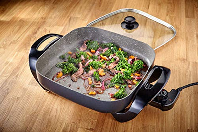 Judge Electric Frypan Non Stick with Lid and Carry Handles 30cm 1500W