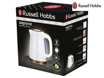 Russel Hobbs Groove Kettle 1.7L White 26381