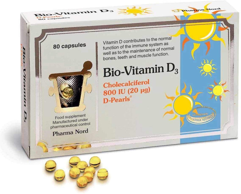 Pharma Nord Bio-Vitamin D3 1000IU 20mcg 80 Capsules