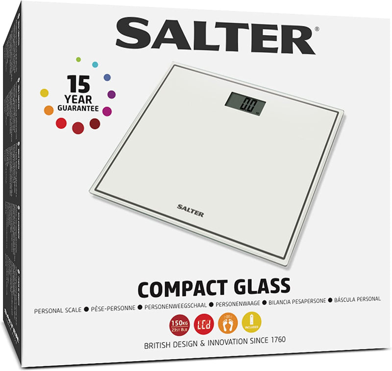 Salter 9207WH3R Compact Glass Bath Scale