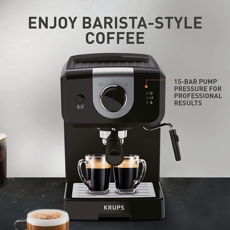 Krups Opio Coffee Machine Steam & Pump XP320840 Espresso Coffee Machine