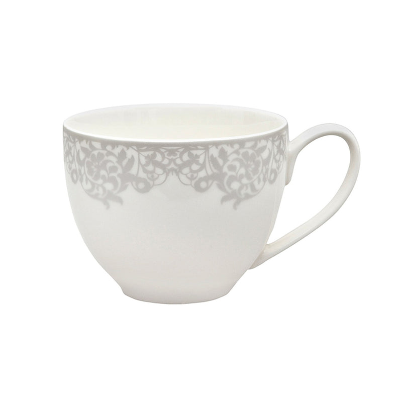 Denby Monsoon Filigree Silver Teacup