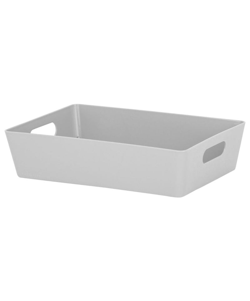 Whatmore Studio Basket Rectangular 4.01 Cool Grey 25627