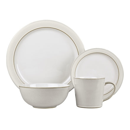 Denby Natural Canvas 16 Piece Dinner Set