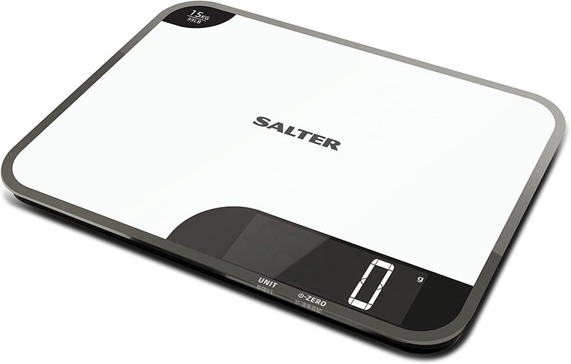 SALTER 1079 WHDR ELECTRONIC KITCHEN SCALE WHITE 15KG